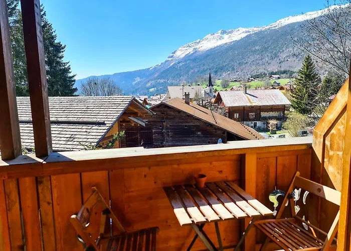 Studio Lachat - Centre village, vue montagnes - AravisTour