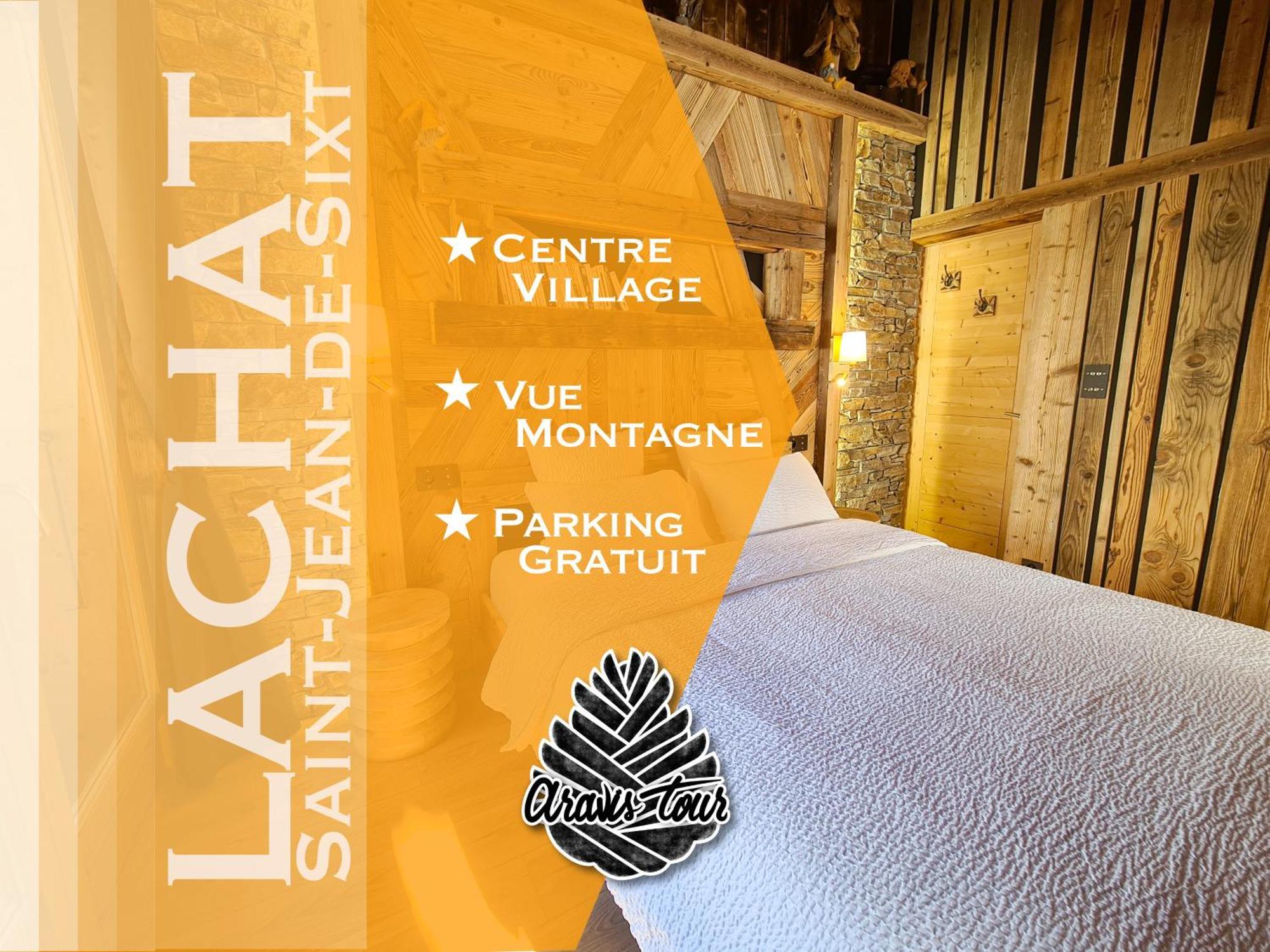 Lachat - Centre Village, Vue Montagnes - Aravistour Appartement Saint-Jean-de-Sixt